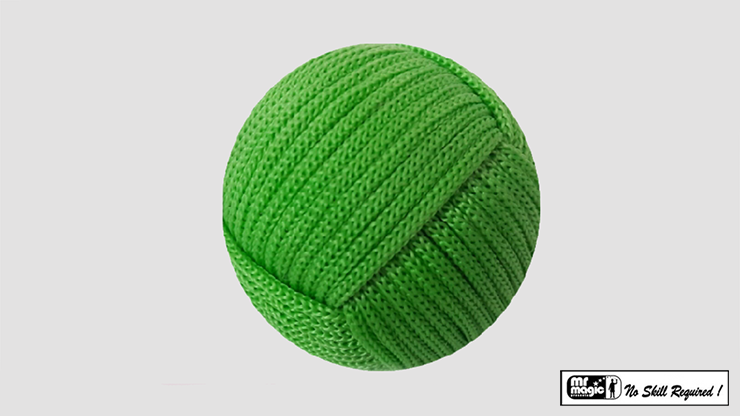 Rope Ball 2.25 inch, Green by Mr. Magic