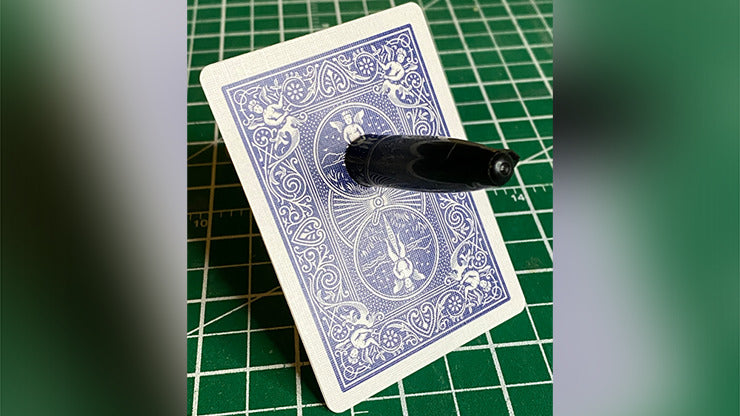 Sharpie Thru Card, Bicycle Blue by The Hanrahan Gaff Company