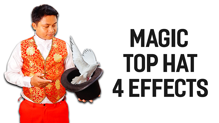Chapeau Haut de Forme Magique, effet 4 par 7 MAGIC