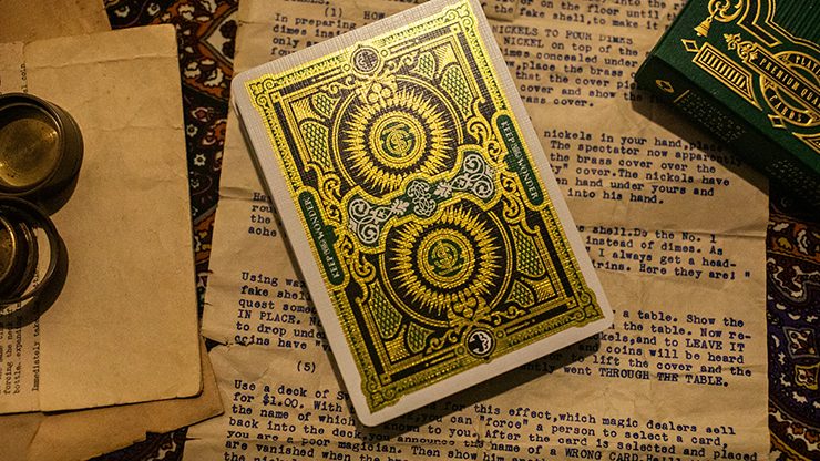 Charmers, Green Playing Cards by Kellar and Lotrek