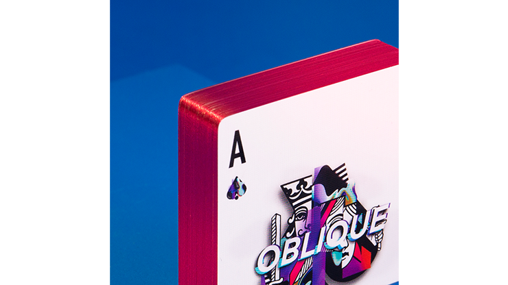 Cartes à jouer obliques dorées par CardCutz