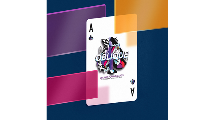 Cartes à jouer obliques dorées par CardCutz