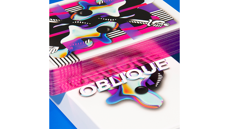 Cartes à jouer obliques dorées par CardCutz