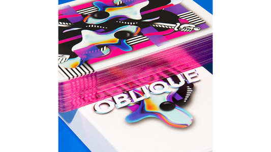 Cartes à jouer obliques dorées par CardCutz