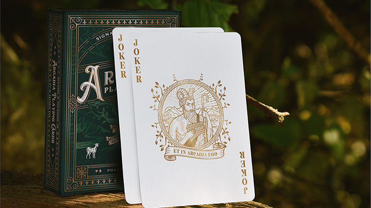 The Arcadia Signature Edition, cartes à jouer vertes par Arcadia Playing Cards