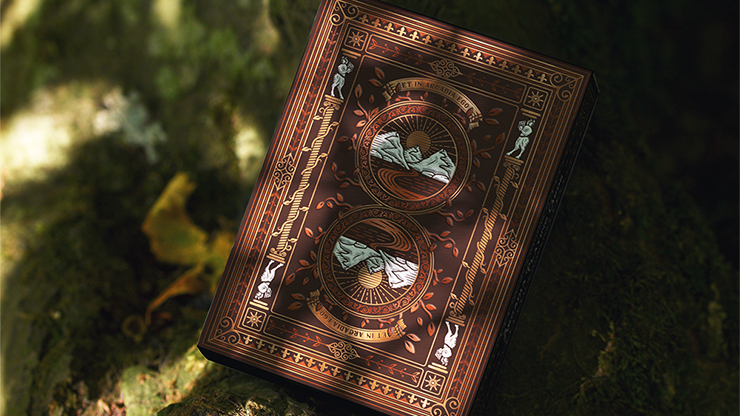 The Arcadia Signature Edition, cartes à jouer marron par Arcadia Playing Cards