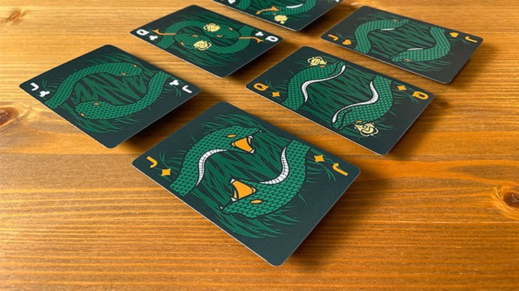 Le Serpent, cartes à jouer vertes