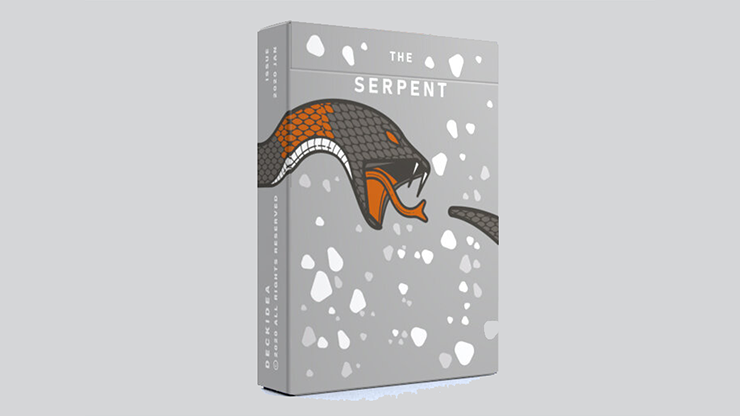 Le Serpent, cartes à jouer blanches