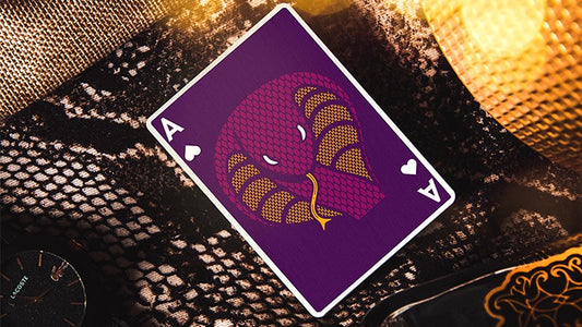 Le Serpent, Cartes à Jouer Violettes