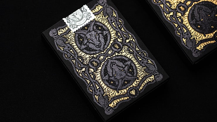 666 Dark Reserves, cartes à jouer en feuille d'or