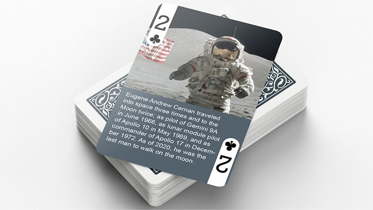 Histoire des cartes à jouer de la course spatiale