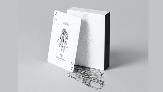 Cartes à jouer Black Trauma White Edition