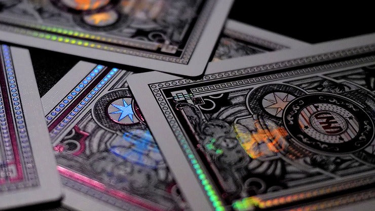 Vegas Diffractor Ultraviolet Numbered Playing Cards