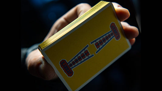 Gilded Vintage Feel Jerry's Nuggets, cartes à jouer jaunes