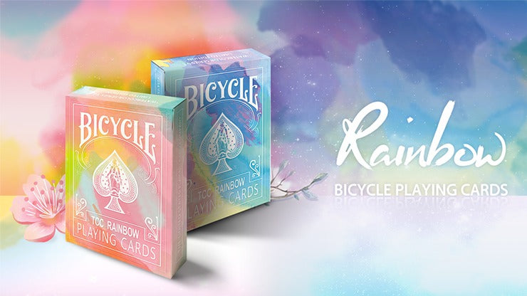 Bicycle Rainbow, Peach Playing Cards by TCC