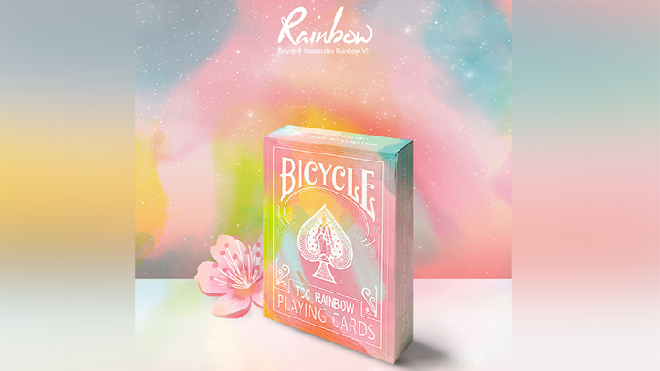 Bicycle Rainbow, Peach Playing Cards by TCC