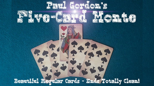 CINQ CARTES MONTE de Paul Gordon*