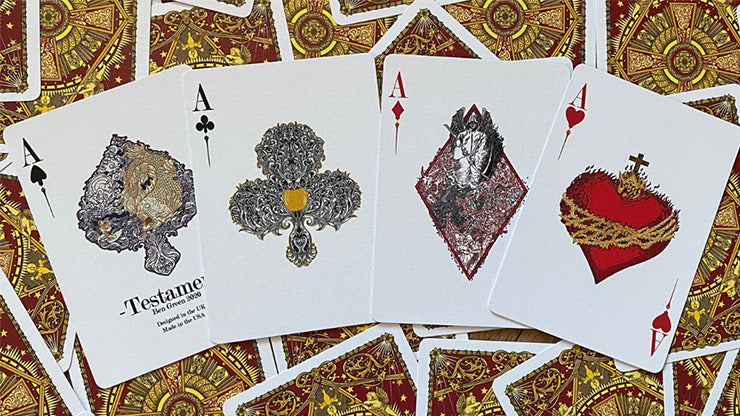 Cartes à jouer Testament doré