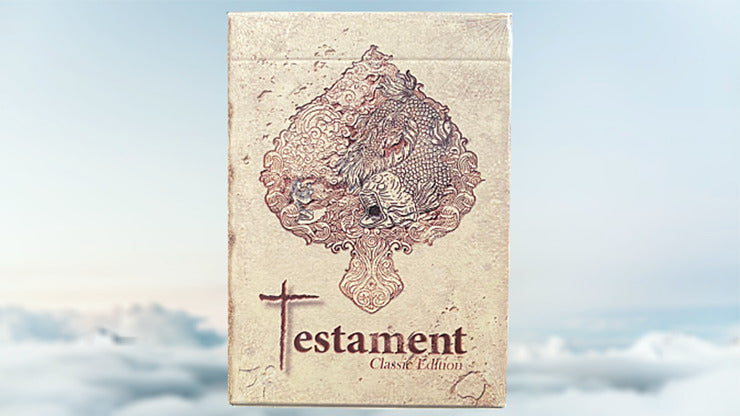 Cartes à jouer Testament doré