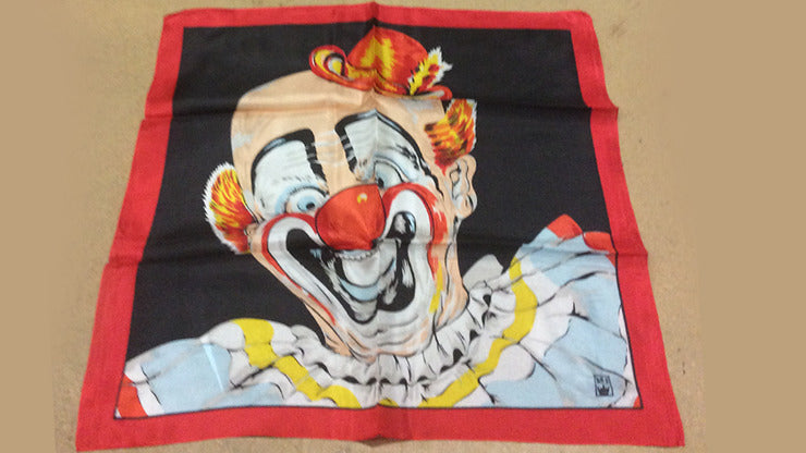 Rice Picture Silk 18 inch, Circus Clown by Silk King Studios