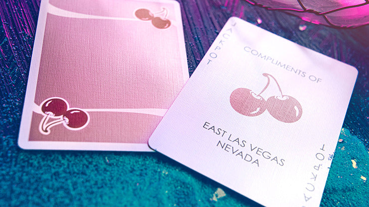 Cartes à jouer Cherry Casino House Deck, Flamingo Pink*