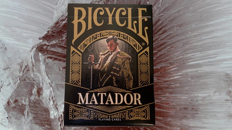 Bicycle Matador, Black Gilded Playing Cards