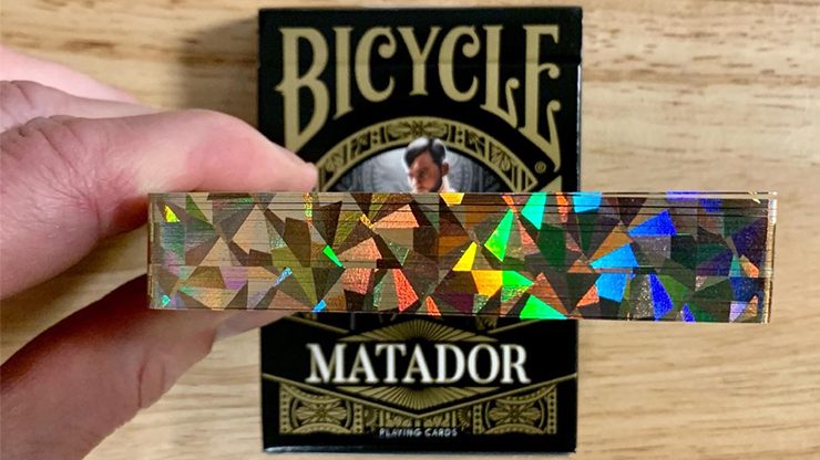 Bicycle Matador, cartes à jouer noires et dorées