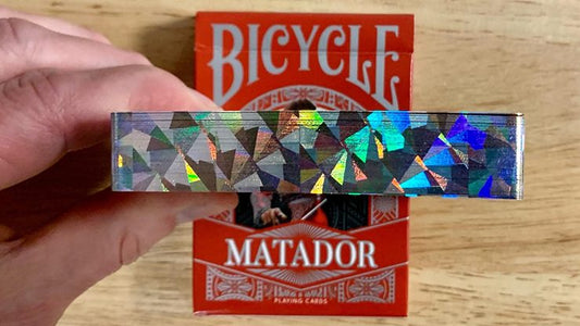 Bicycle Matador, cartes à jouer rouges dorées