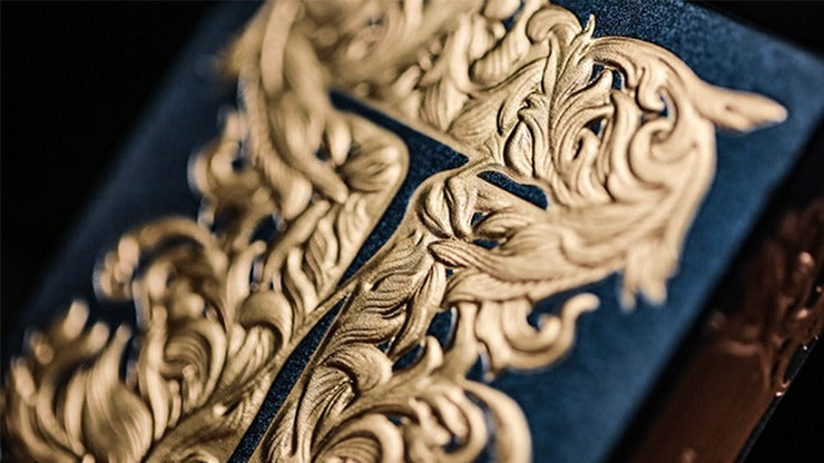 Jeu de cartes bleu de luxe Sword T de TCC, en vente