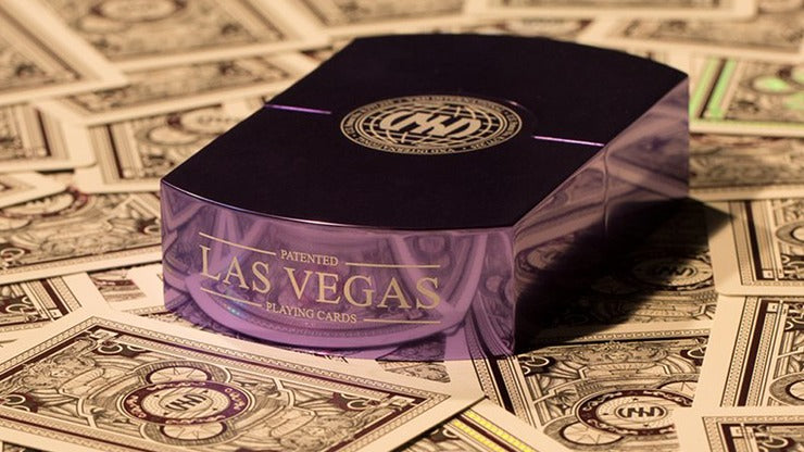 Vegas Diffractor Ultraviolet, Metal Playing Cards