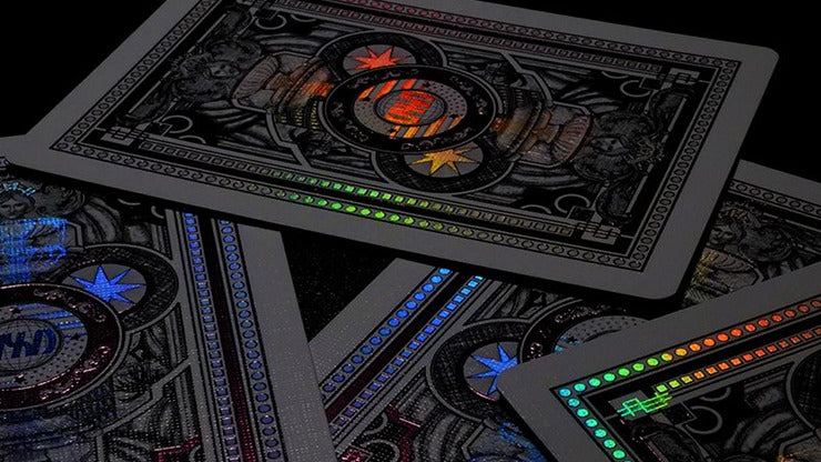 Vegas Diffractor Ultraviolet, Metal Playing Cards