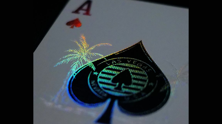 Vegas Diffractor Ultraviolet, Metal Playing Cards