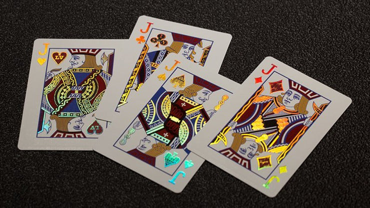 Vegas Diffractor Ultraviolet, Metal Playing Cards