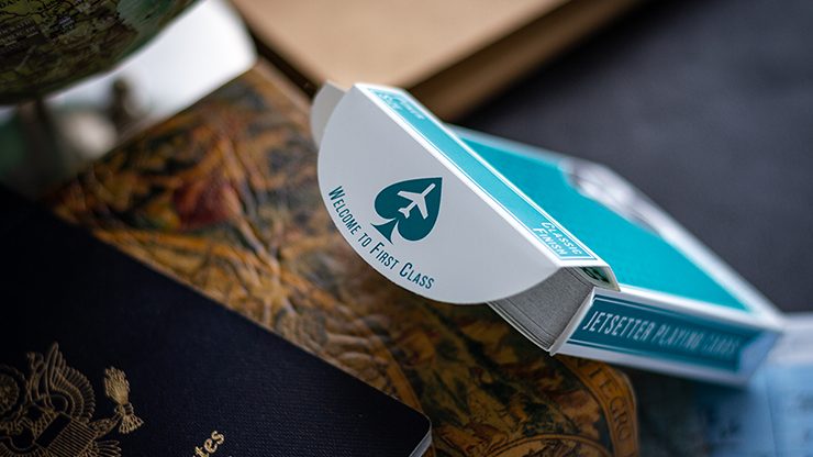 Édition Lounge en Terminal Teal par Jetsetter Playing Cards*