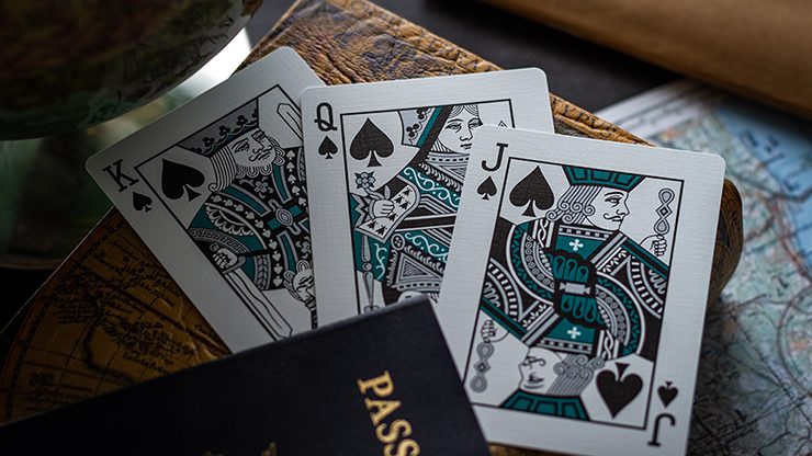 Édition Lounge en Terminal Teal par Jetsetter Playing Cards*