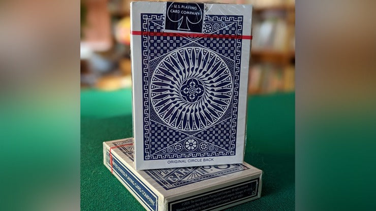 Experts Thin Crushed Tally Ho Circle Back, Blue Playing Cards*