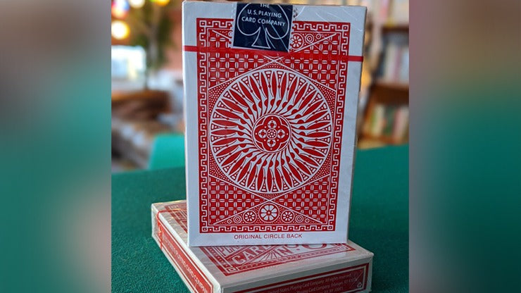 Experts Thin Crushed Tally Ho Circle Back, Red Playing Cards*