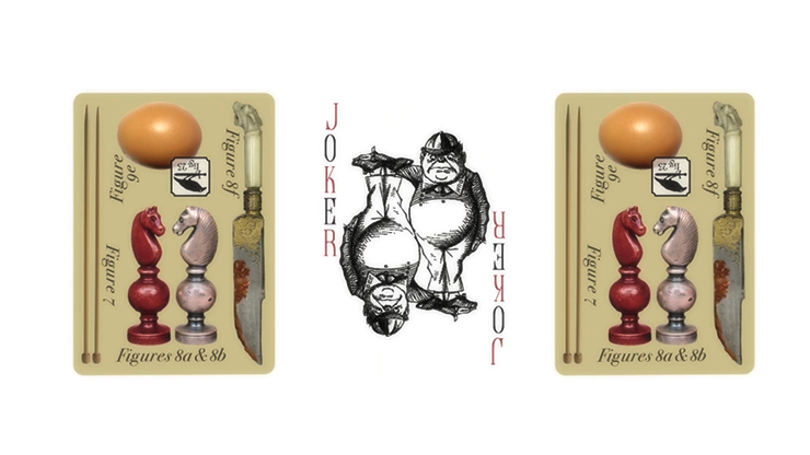 Fig. 23 Cartes à jouer en forme de miroir