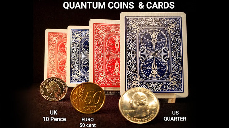 Quantum Coins, UK 10 Pence Red Card Gimmicks and Online Instructions by Greg Gleason and RPR Magic Innovations