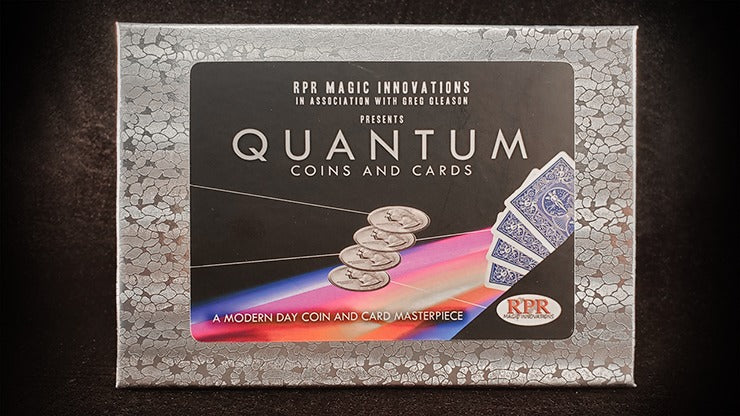 Quantum Coins, UK 10 Pence Blue Card Gimmicks and Online Instructions by Greg Gleason and RPR Magic Innovations