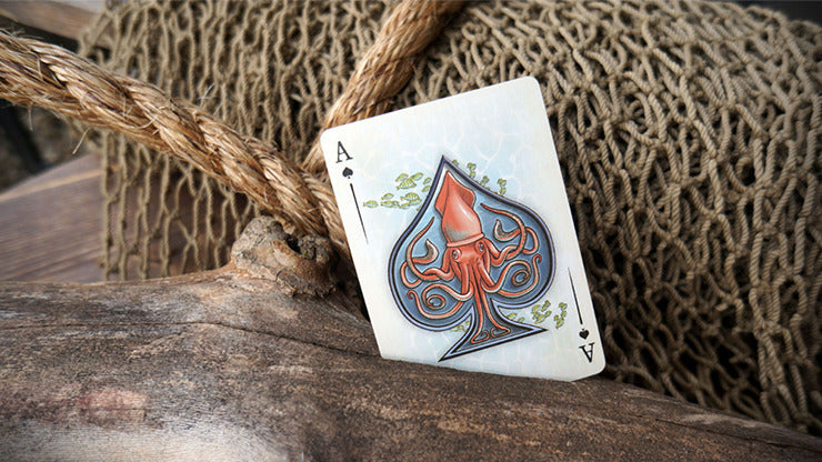 Sea Creatures Deck, Colorized Playing Cards