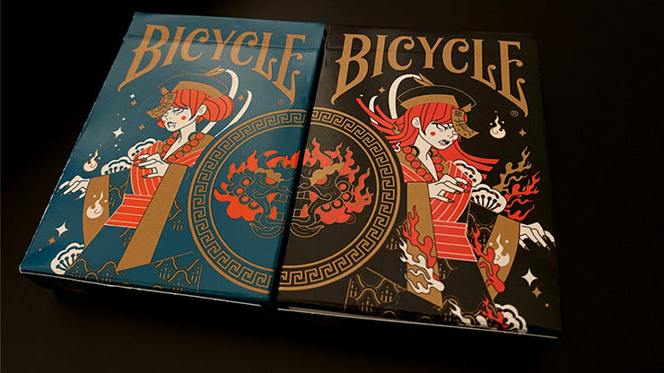 Cartes à jouer Bicycle Midnight Geung Si par HypieLab