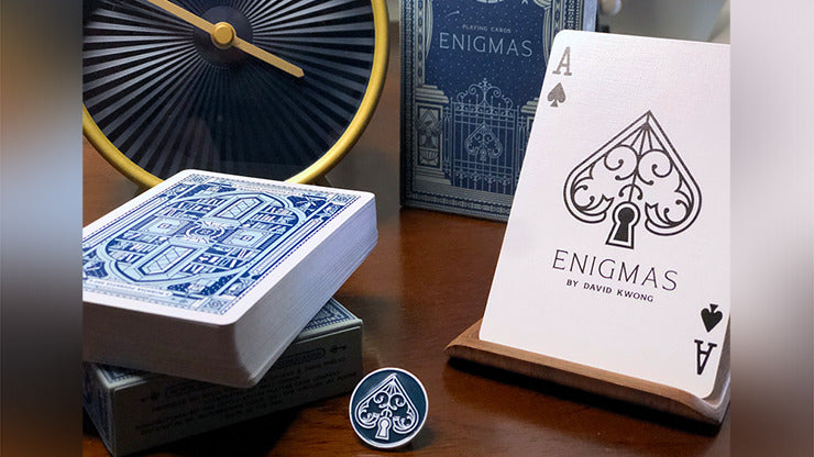 ENIGMAS Puzzle Hunt, cartes à jouer bleues