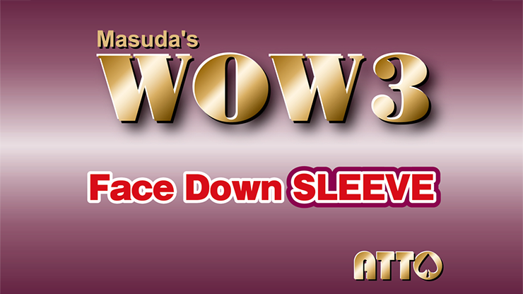 WOW 3 Face-Down Sleeve by Katsuya Masuda