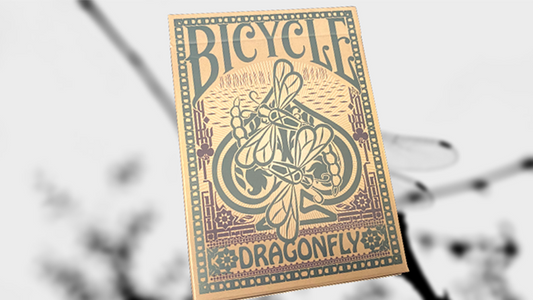 Bicycle Dragonfly, Tan Playing Cards