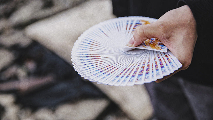 Fluid Art Orange, Cardistry Edition Playing Cards, on sale