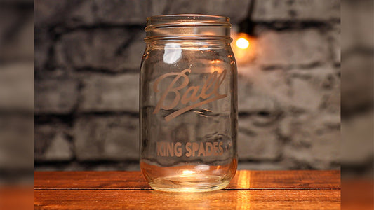 Engraved, Mason Jar KS Gimmick and Online Instructions by James Kellogg