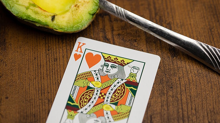 Avocado, Seed Edition Playing Cards by Organic Playing Cards &amp; Riffle Shuffle