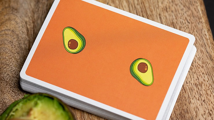 Avocado, Seed Edition Playing Cards by Organic Playing Cards &amp; Riffle Shuffle