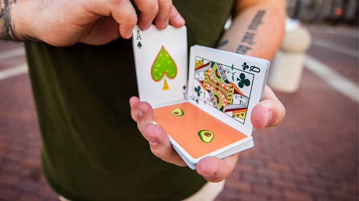 Avocado, Seedless Edition Playing Cards by Organic Playing Cards &amp; Riffle Shuffle